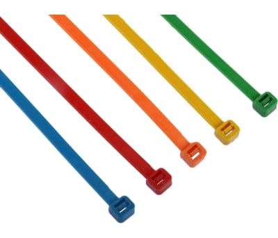 Product image for Nylon 6.6 cable tie pack,300x4.8mm