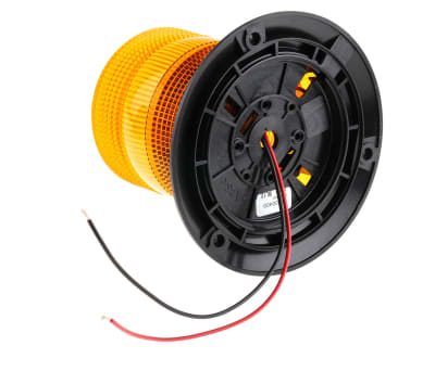 Product image for RS PRO Amber Xenon Beacon, 10 → 100 V dc, Flashing, Surface Mount