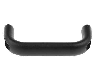 Product image for RS PRO Matte Black Aluminium Drawer Handle, 146mm