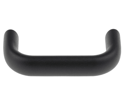 Product image for RS PRO Matte Black Aluminium Concealed Fixings Drawer Handle, 129mm