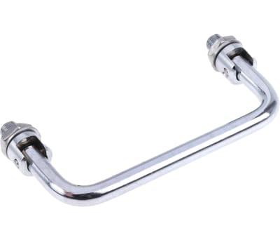 Product image for Folding handle,steel,chrome plated,120mm