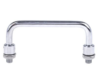 Product image for Folding handle,steel,chrome plated,120mm