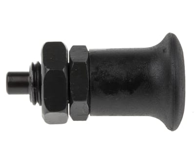 Product image for Index plunger,rest position,steel,6mm