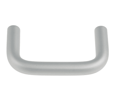 Product image for RS PRO Anodised Silver Aluminium Concealed Fixings Drawer Handle, 60mm