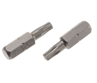 Product image for Torx Tx20 x 25mm Hex bit