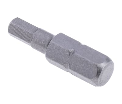 Product image for Hex drive 4.0mm A/F x 25mm Hex bit