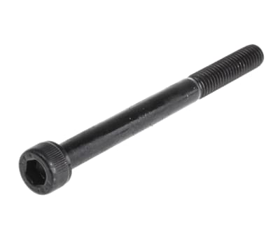 Product image for Blk steel hex skt cap head screw,M6x70mm