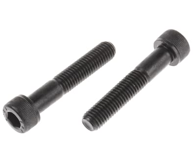 Product image for Blk steel hex skt caphead screw,M10x55mm