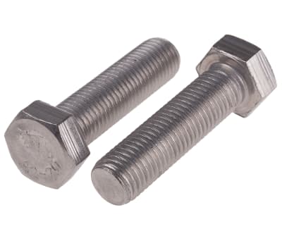 Product image for A2 s/steel hex head set screw,M16x60mm