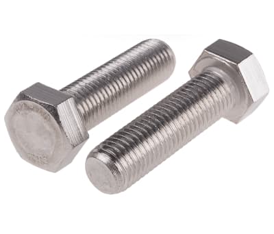 Product image for A2 s/steel hex head set screw,M20x70mm