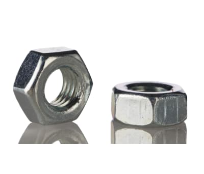 Product image for Zinc plated steel hexagon full nut,M16