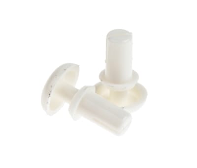 Product image for WHT PLASTIC SNAP-IN RIVET,3.1-3.2MM DIA