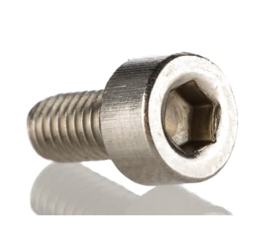 Product image for A2 s/steel hex socket cap screw,M3x6mm