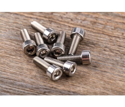 Product image for A2 s/steel hex socket cap screw,M4x12mm