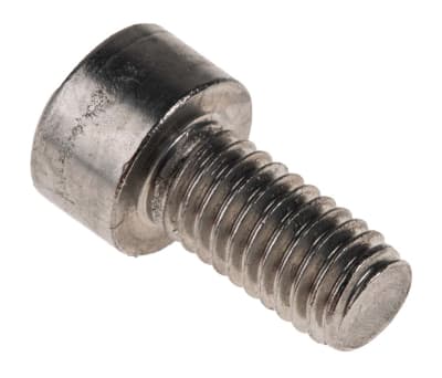 Product image for A2 s/steel hex socket cap screw,M6x12mm