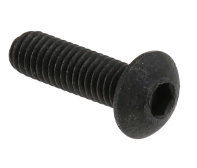 Product image for Blk steel skt button head screw,M3x10mm