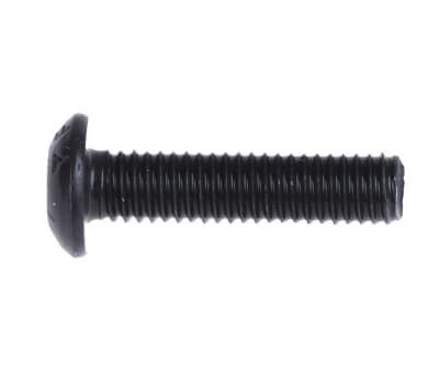 Product image for Blk steel skt button head screw,M3x12mm