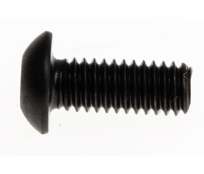 Product image for Blk steel skt button head screw,M4x10mm