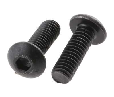 Product image for Blk steel skt button head screw,M4x12mm