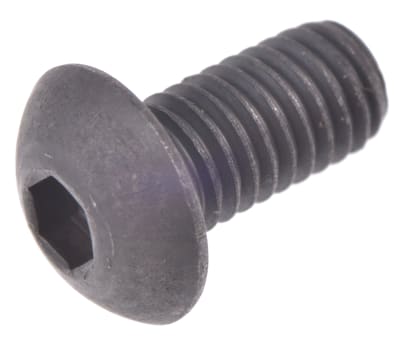 Product image for Blk steel skt button head screw,M5x10mm