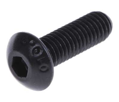 Product image for Blk steel skt button head screw,M5x16mm