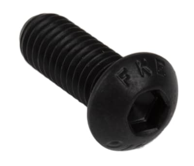 Product image for Blk steel skt button head screw,M6x16mm