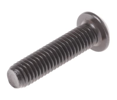 Product image for Blk steel skt button head screw,M6x25mm