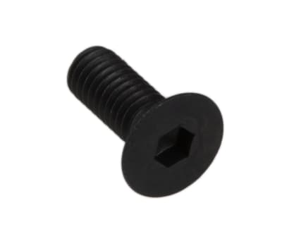 Product image for Blk steel hex skt csk head screw,M3x8mm