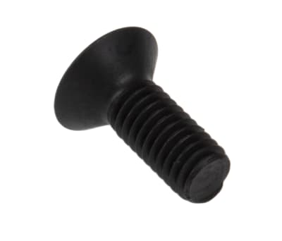 Product image for Blk steel hex skt csk head screw,M3x8mm