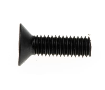 Product image for Blk steel hex skt csk head screw,M3x10mm