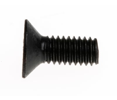 Product image for Blk steel hex skt csk head screw,M4x10mm