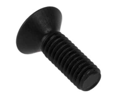 Product image for Blk steel hex skt csk head screw,M4x12mm