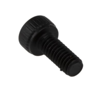 Product image for Blk steel hex skt caphead screw,M2.5x6mm