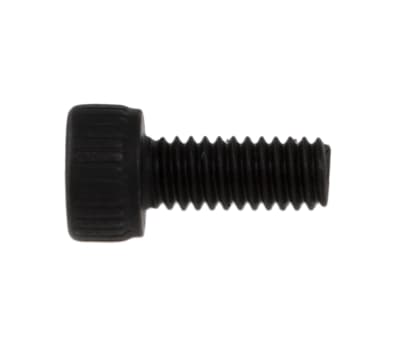 Product image for Blk steel hex skt caphead screw,M2.5x6mm