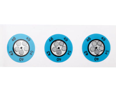 Product image for 5 level temp sensitive label,40-54degC