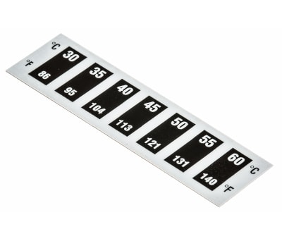 Product image for 7 level temp sensitive label,30to60degC