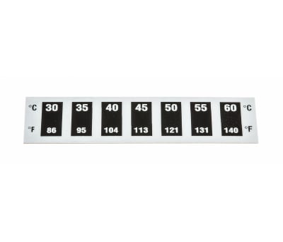 Product image for 7 level temp sensitive label,30to60degC
