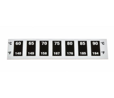 Product image for 7 level temp sensitive label,60to90degC