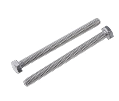 Product image for A2 s/steel hex head set screw,M6x70mm