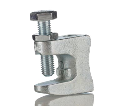 Product image for Flange fix cast iron clamp,19mm flange