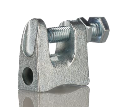 Product image for Flange fix cast iron clamp,19mm flange