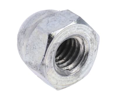 Product image for Zinc plated steel dome nut,M4