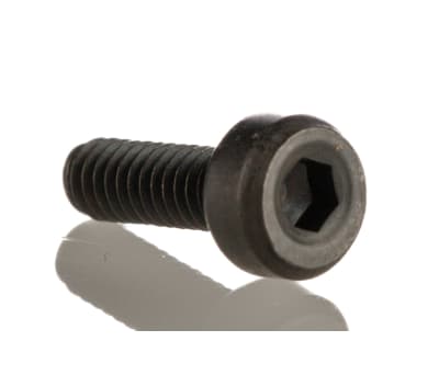 Product image for Blk steel hex skt cap head screw,M2x6mm