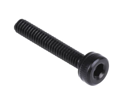 Product image for Blk steel hex skt cap head screw,M2x12mm