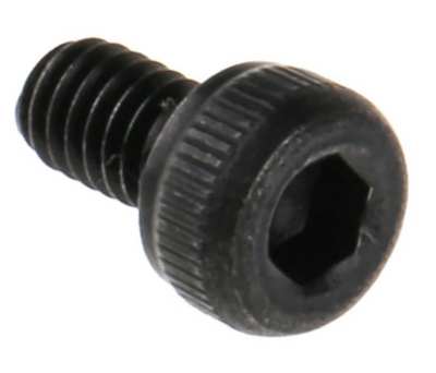 Product image for Blk steel hex skt caphead screw,M2.5x4mm