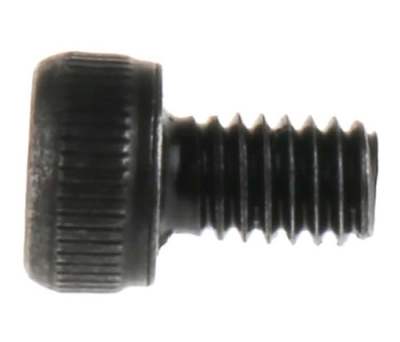 Product image for Blk steel hex skt caphead screw,M2.5x4mm