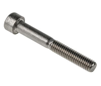 Product image for A2 s/steel hex socket cap screw,M6x45mm