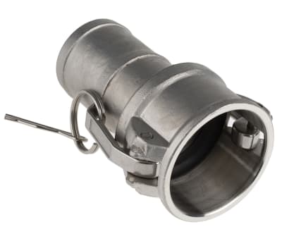 Product image for S/steel part c coupler,2in F to H/tail