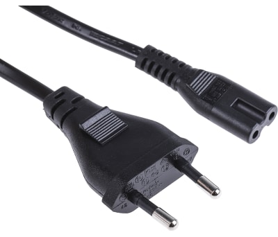 Product image for Power Cord C7 to Europlug 1.5m