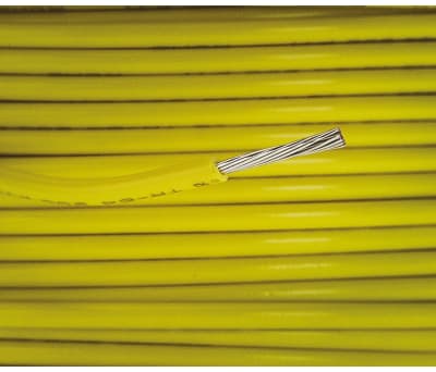 Product image for Wire 18 AWG PVC 300V UL1007 Yellow 30m